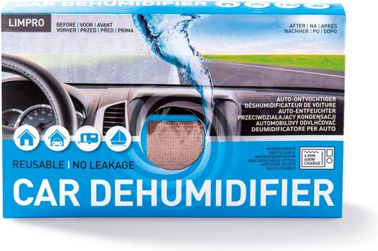 Limpro auto-ontvochtiger - 2 stuks - herbruikbaar - 400 gram