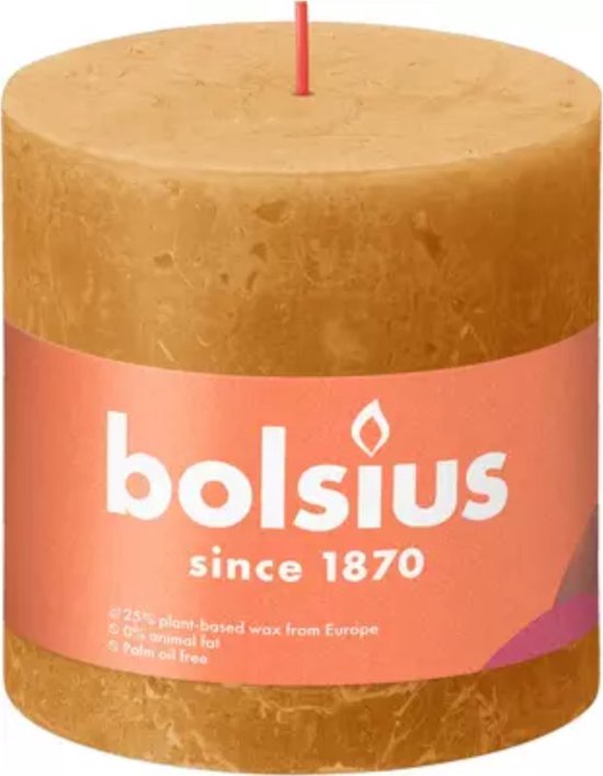Bolsius Stompkaars Geel 8 cm